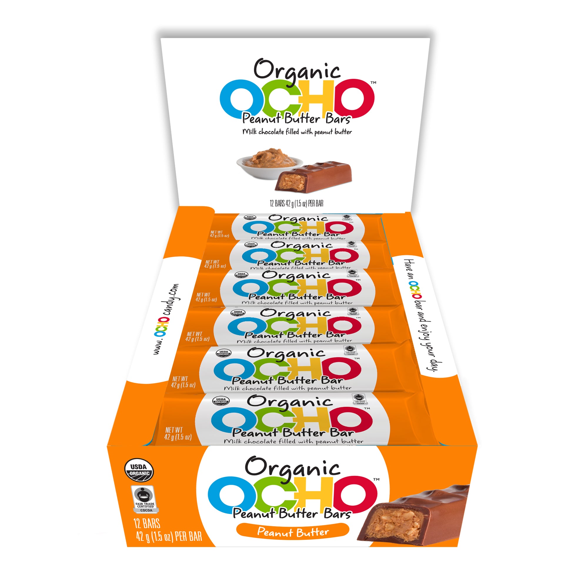 Organic Milk Chocolate Peanut Butter Minis Pouch – OCHO Organic