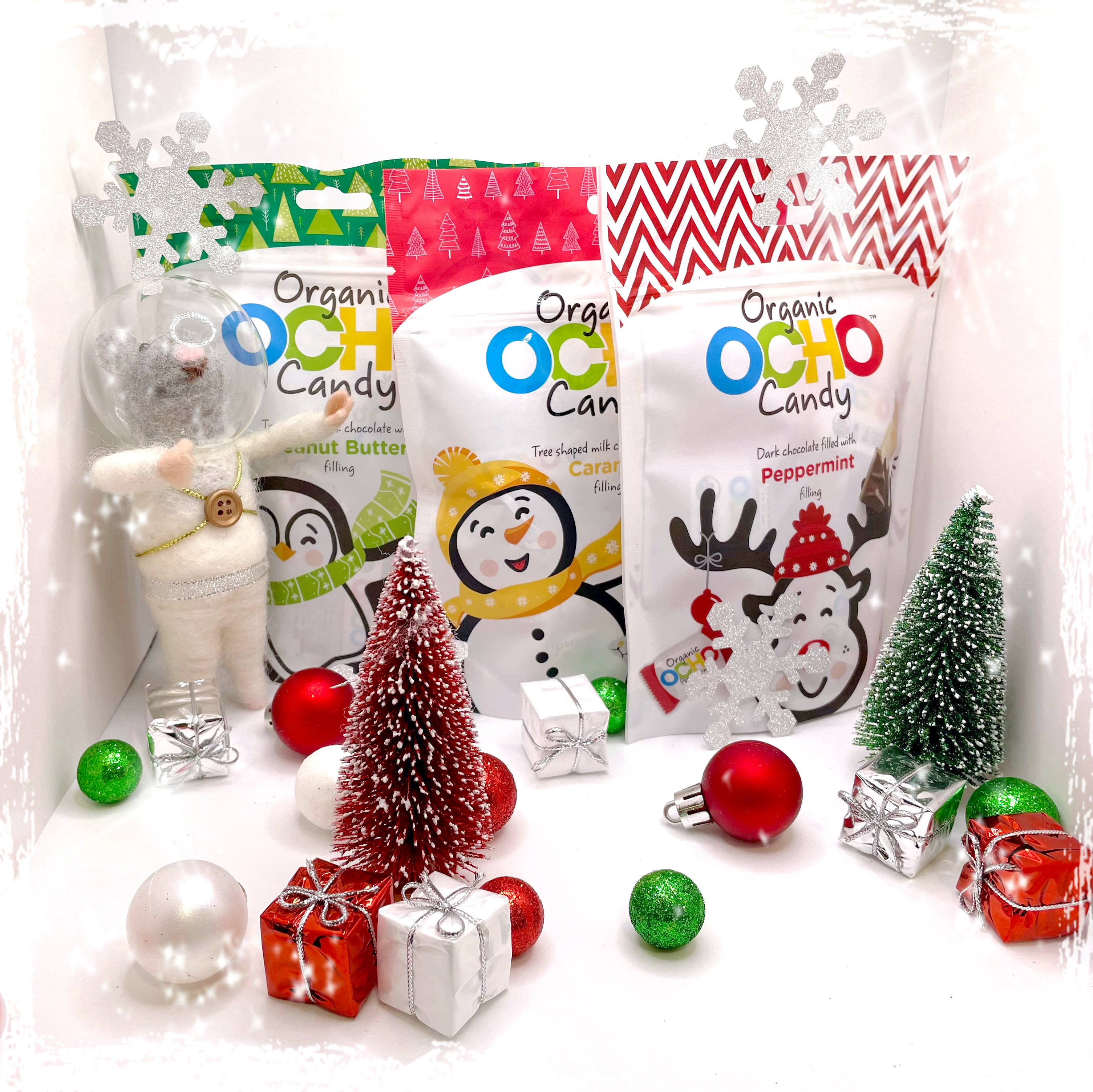 50PCS Christmas Cellophane Candy bags, Xmas Cello Treat Goody Bags with  Ties for Christmas Holiday Party Favors | SHEIN USA